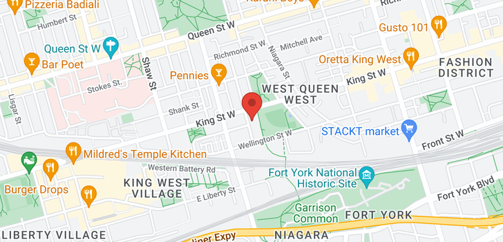 map of #505 -25 STAFFORD ST